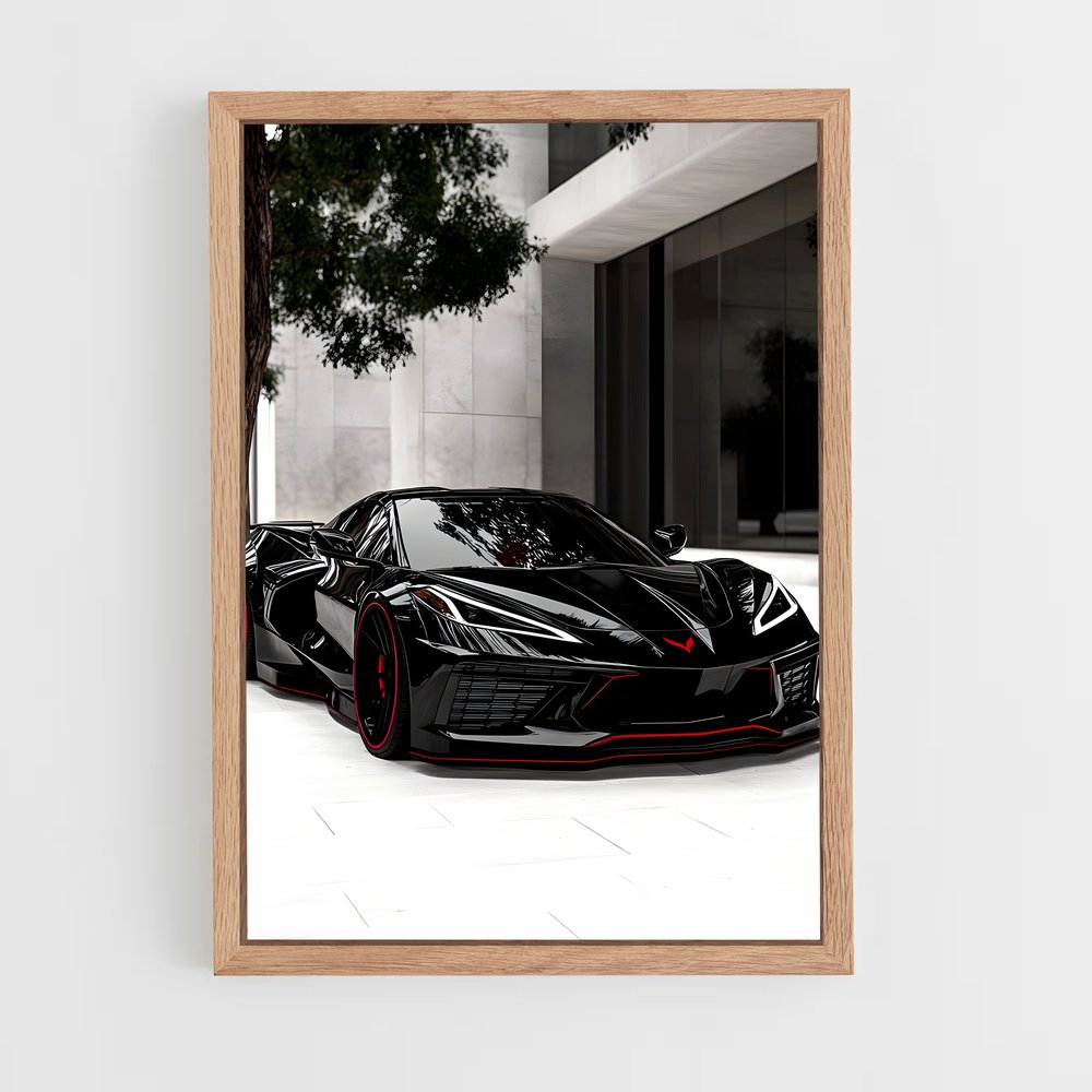 Poster Stingray Nocturne – affiche Chevrolet (vue 4)